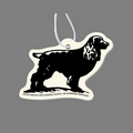 Paper Air Freshener Tag W/ Tab - English Bird Dog